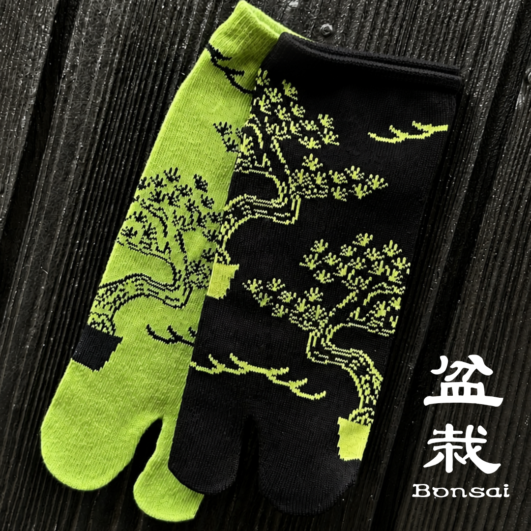 新柄足袋ソックス「参道」「盆栽」オンライン販売開始🧦