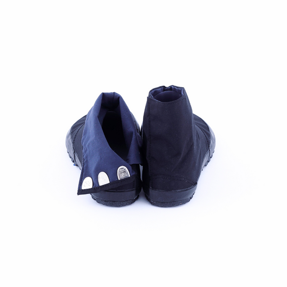 Back view of black　Tabi Shoes " U-ten "