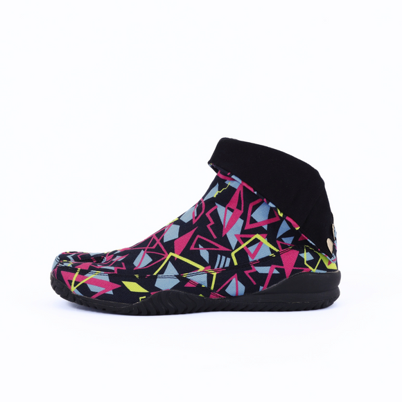 Outsole view of black Tabi Shoes " DISCO "