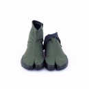 Front view of khaki Tabi Shoes "U-ten"