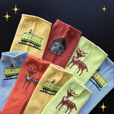 Pixel Series Tabi Socks