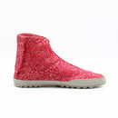 Right side of red Tabi Shoes " BLOSSOM 