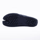 Outsole view of black Tabi Shoes " SAIBU "