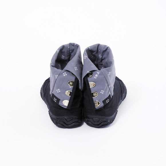 Top view of black Tabi Shoes " SAIBU "