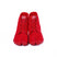 Front view of red Tabi Shoes "SPORTS JOG Ⅱ"