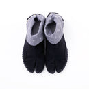 Back view of black Tabi Shoes " SAIBU "