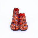 Front view of red Tabi Shoes " DISCO "
