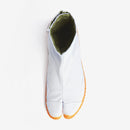 Top view of white Tabi Shoes " SAIBU "