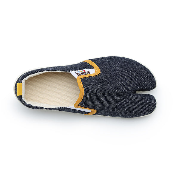 Top view of denim Tabi Shoes " KIDS tabiRela "