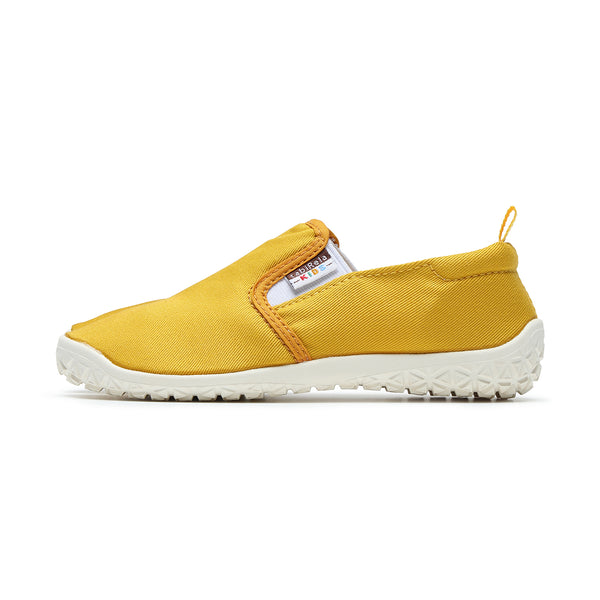Left side of mustard Tabi Shoes 