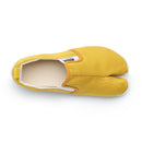 Top view of mustard Tabi Shoes " KIDS tabiRela "