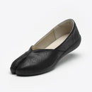 Front view of black Tabi Shoes " tabiRela MARY "