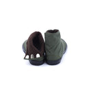 Back view of khaki Tabi Shoes " U-ten x FLEECE "