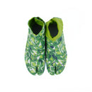 Top view of green Tabi Shoes " DISCO "