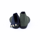 Back view of khaki Tabi Shoes " U-ten "