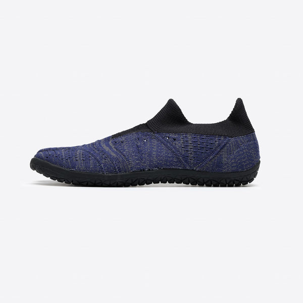 Left side of zebra navy Tabi Shoes 