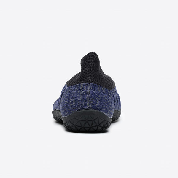 Back view of zebra navy Tabi Shoes 