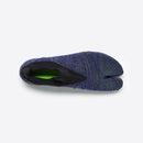 Top view of zebra navy Tabi Shoes " hitoe+ "
