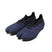 Front view of zebra navy Tabi Shoes "hitoe+" with laces