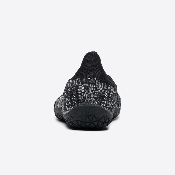 Back view of zebra white Tabi Shoes 