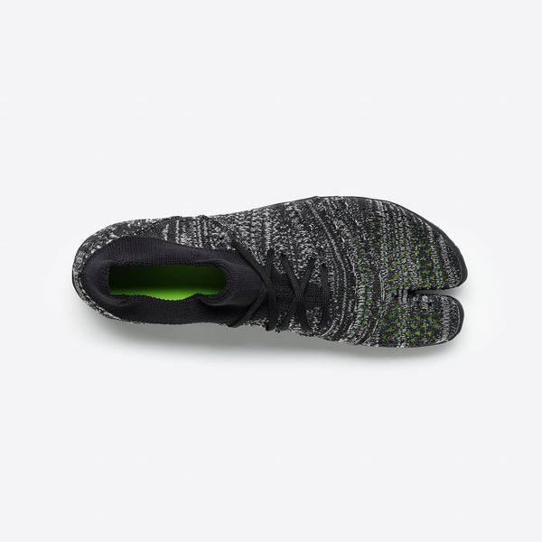 Top view of zebra white Tabi Shoes 