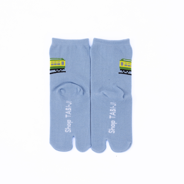 こども鎌倉足袋　ピクセル電車