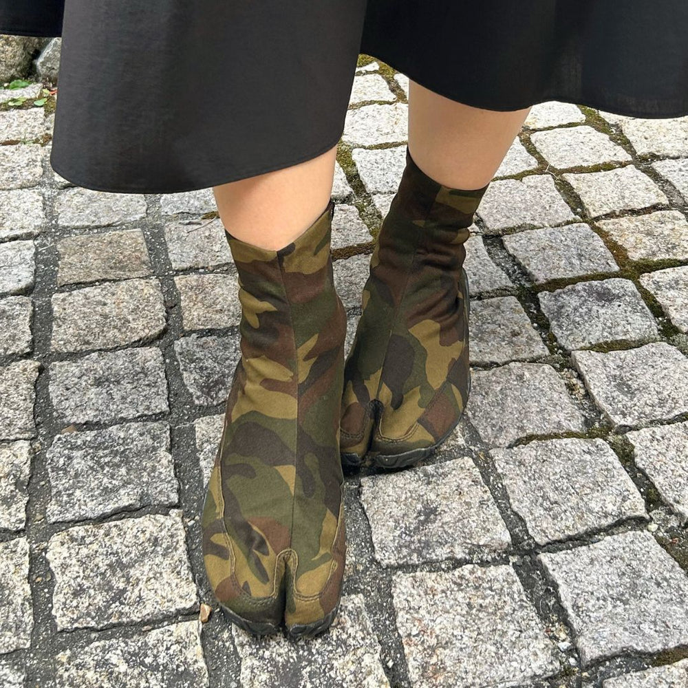 迷彩でいつものスタイルを大胆に