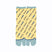 Front view of long yellow Tabi Socks " Shirasu2"