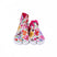 Front view of pink Tabi Shoes "KIDS SUN GARDEN"