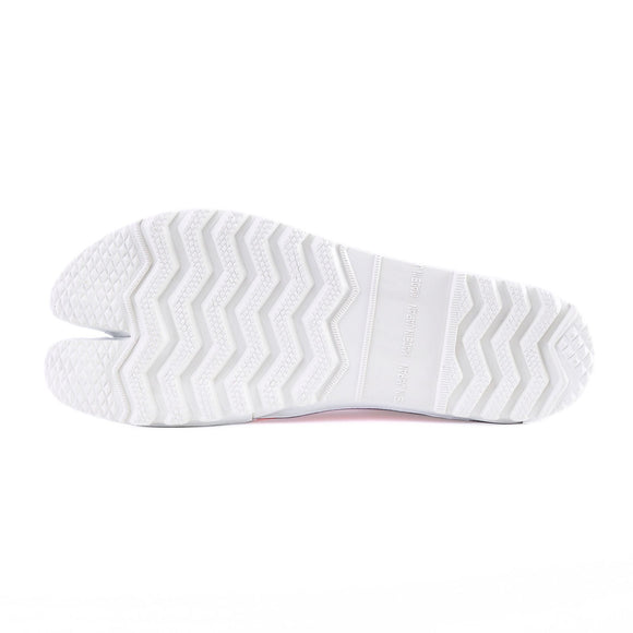 Outsole view of pink Tabi Shoes " SUN GARDEN "