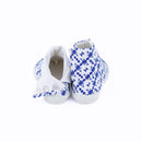 Back view of blue Tabi Shoes " TIGRE "