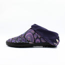 Left side of purple Tabi Shoes " UROKO "
