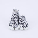 Front view of black Tabi Shoes " TIGRE "