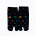Front view of short black Tabi Socks " Shika & Wa "