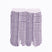 Front view of short purple Tabi Socks "Hyoshigi"