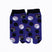 Front view of short navy Tabi Socks " Maneki Neko "