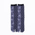 Front view of long gray Tabi Socks " Tonbo & Ichimatsu "