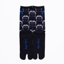 Back view of long black Tabi Socks " Kamakura Daibutsu "