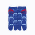 Front view of short blue Tabi Socks " Kamakura Daibutsu "