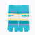 Front view of short green Tabi Socks " Densha "