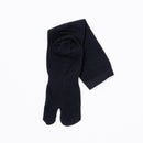 Back view of black Tabi Socks "NOBI NOBI"