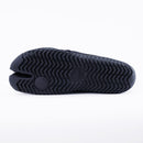 Outsole view of black Tabi Shoes "SPORTS JOG Ⅱ"