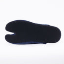 Outsole view of red Tabi Slippers " KANOKO "