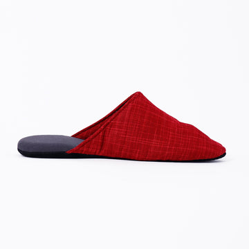 Right side of red Tabi Slippers " KASUMI "