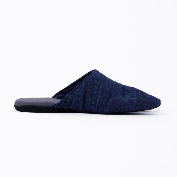 Right side of navy Tabi Slippers " KASUMI "