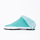 Left side of mint Tabi Shoes " SASHIKO "