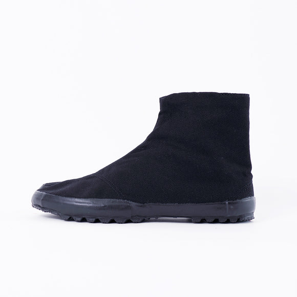 Left side of black Tabi Shoes " SASHIKOⅡ "
