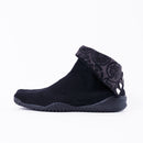 Left side of black Tabi Shoes " KAMON "