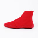 Left side of red Tabi Shoes "SPORTS JOG Ⅱ"