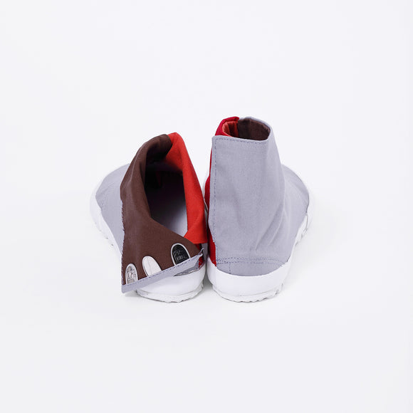 Back view of Sun Tabi Shoes " QUATRO "